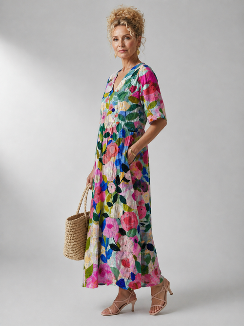 Bente - Vintage Flower Dress